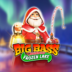 Big Bass Christmas Frozen Lake